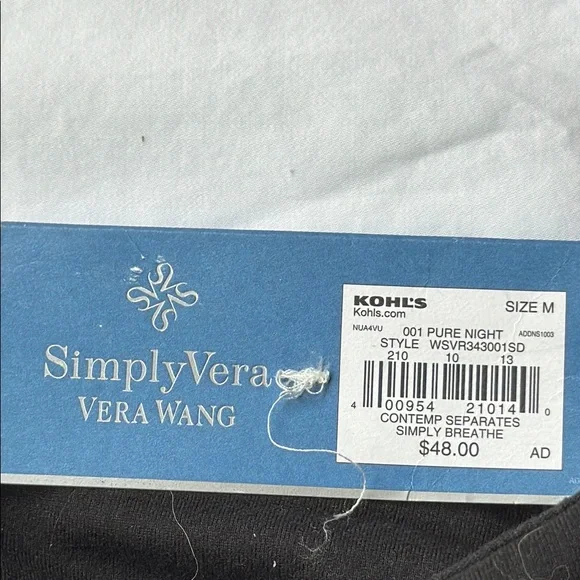 Vera Wang Black Leggings - Medium - Picture 3 of 11